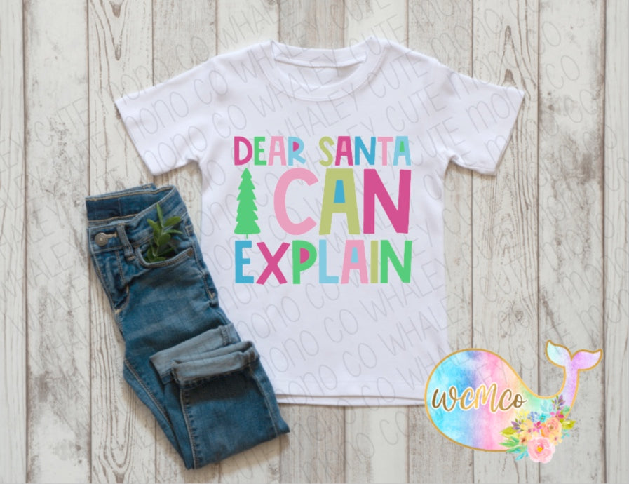 I Can Explain (Pink) Toddler/Youth/Adult Sizes