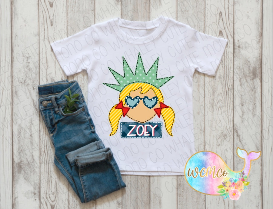 Lady Liberty Toddler/Youth/Adult Sizes