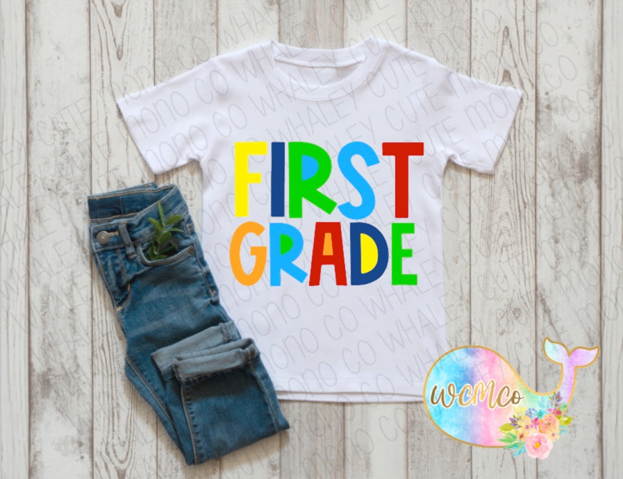 Primary Grades Toddler/Youth/Adult Sizes