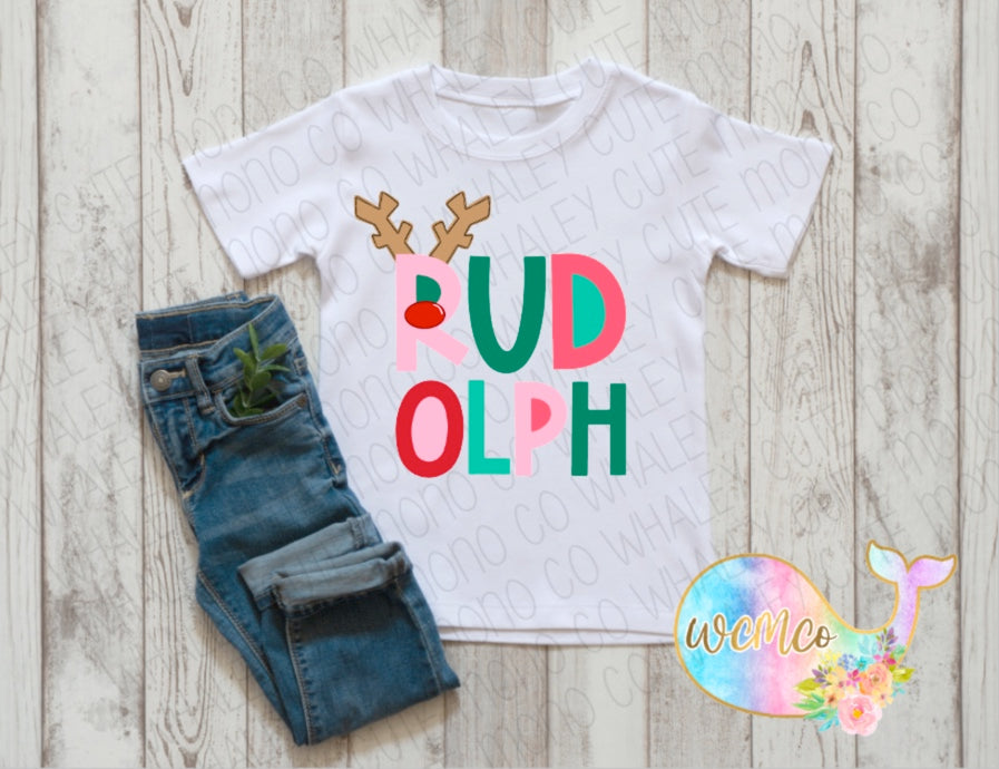 Rudolph Toddler/Youth/Adult Sizes