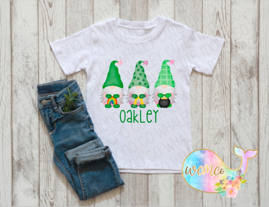 Irish Gnomes Girl Baby Size