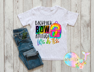 Bow And Attitude Toddler/Youth Sizes