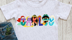 Princess Letters Toddler/Youth Sizes