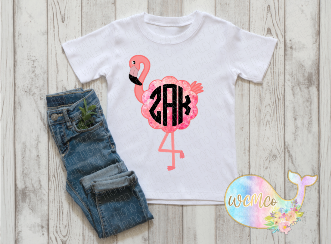 Flamingo Mono Baby Size