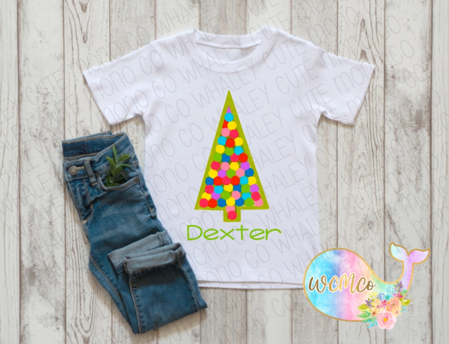 Dot Tree Green Baby Size