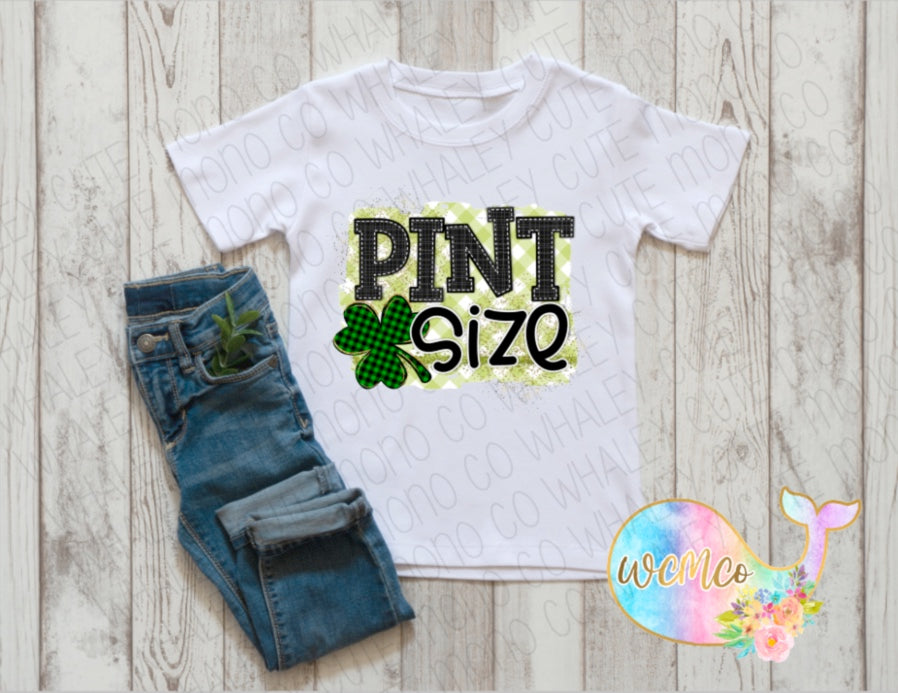 Pint Size Toddler/Youth/Adult Sizes