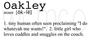 Name Definition Baby Sizes