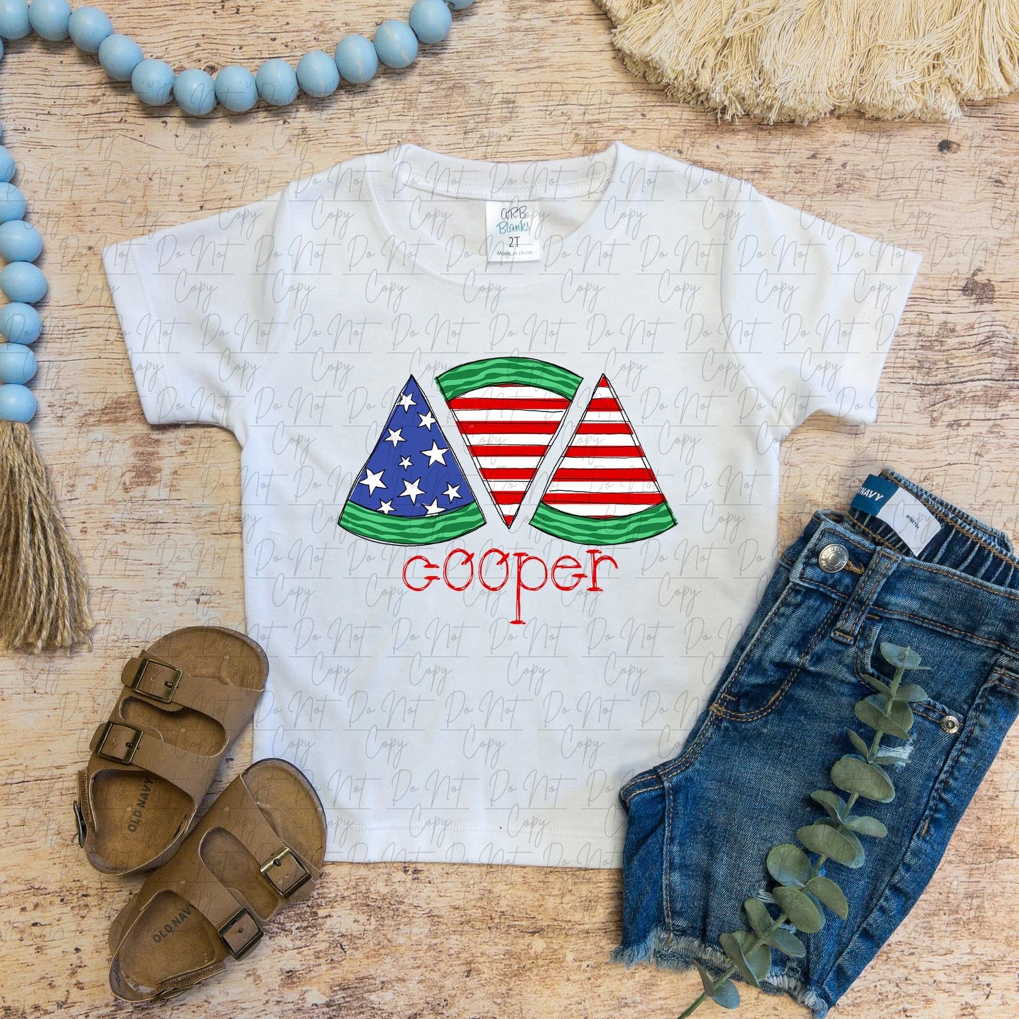 Watermelon Flag Toddler/Youth/Adult Sizes