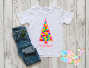 Dot Tree Pink Toddler/Youth/Adult Sizes