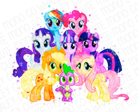 Ponies Baby Size