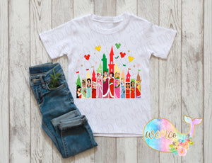 Christmas Princess Castle Toddler/Youth/Adult Sizes