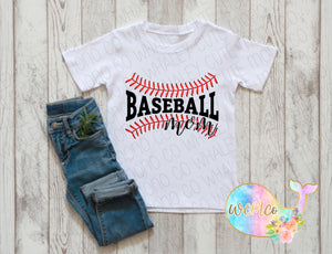 Baseball Mom Adult Sizes