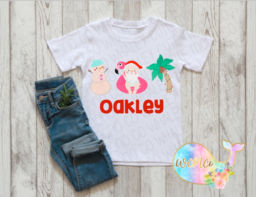 Christmas Beach Toddler/Youth/Adult Sizes