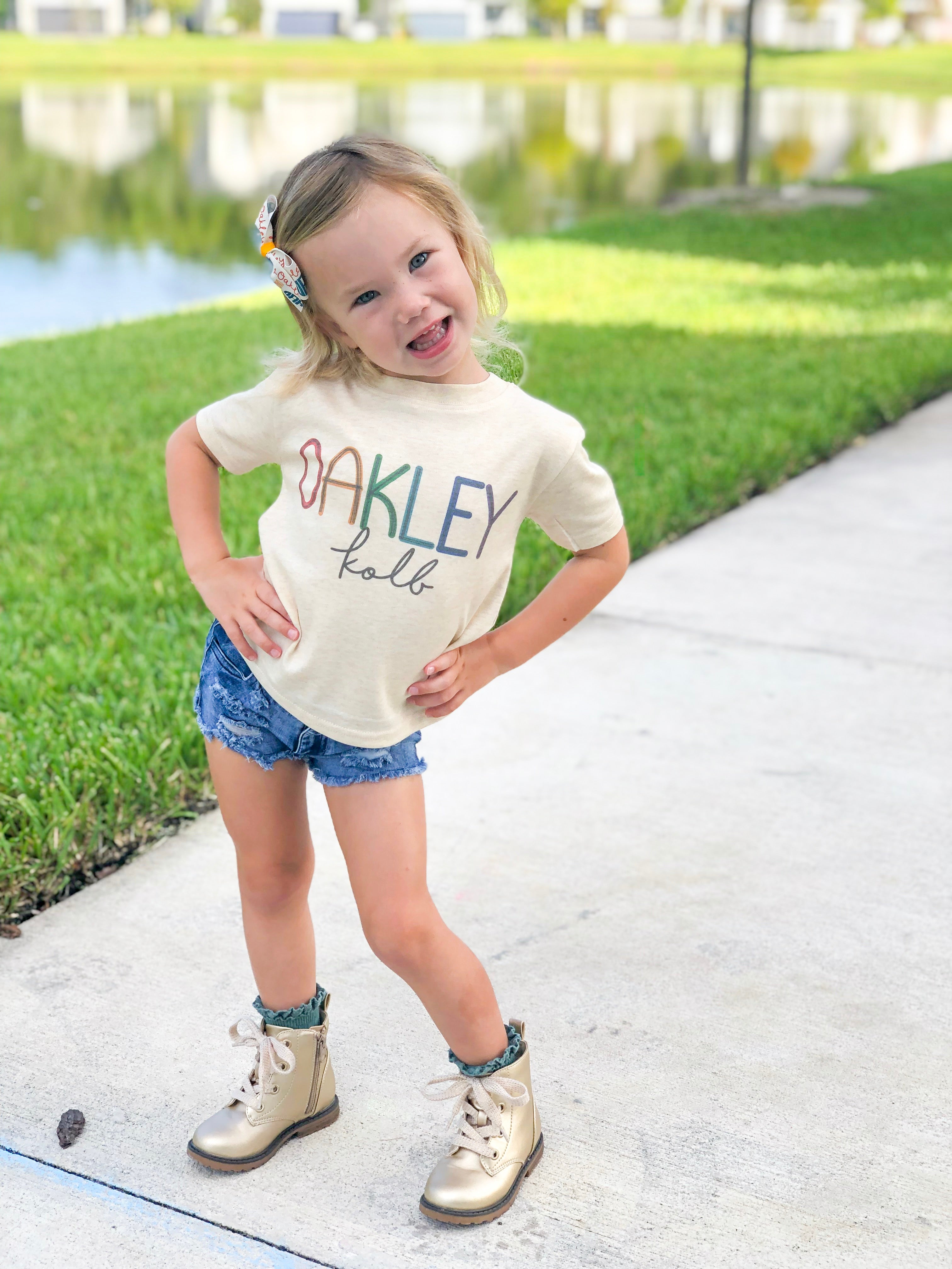 Fall Doodle Name Toddler/Youth/Adult Sizes