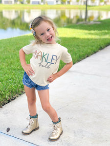 Fall Doodle Name Toddler/Youth/Adult Sizes