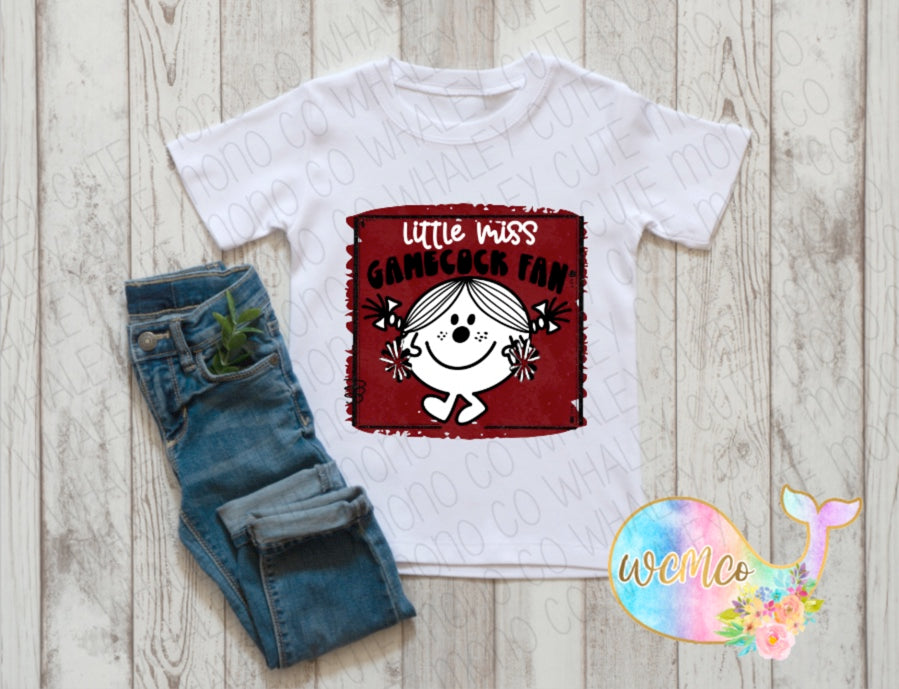 Little Miss Gamecock Toddler/Youth/Adult Sizes