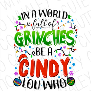 Be A Cindy Lou