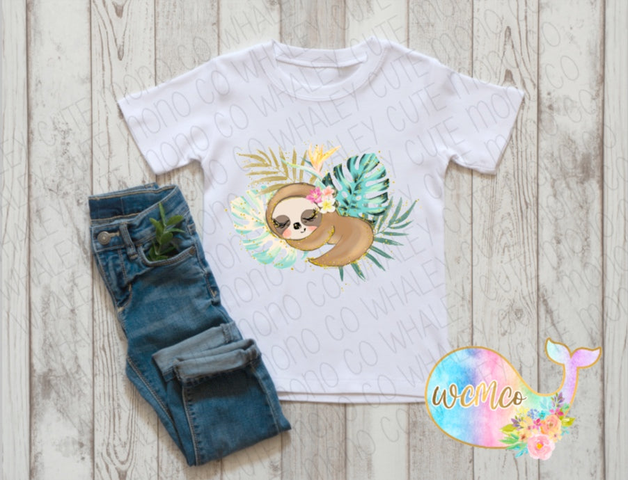 Sloth Baby Size