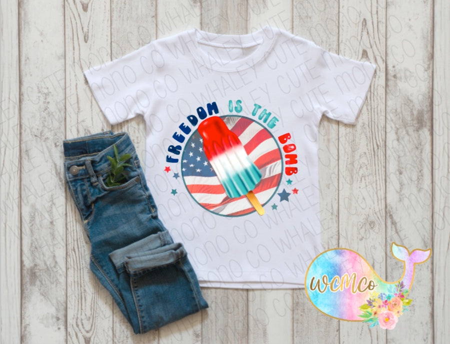 Freedom Is The Bomb Toddler/Youth Sizes