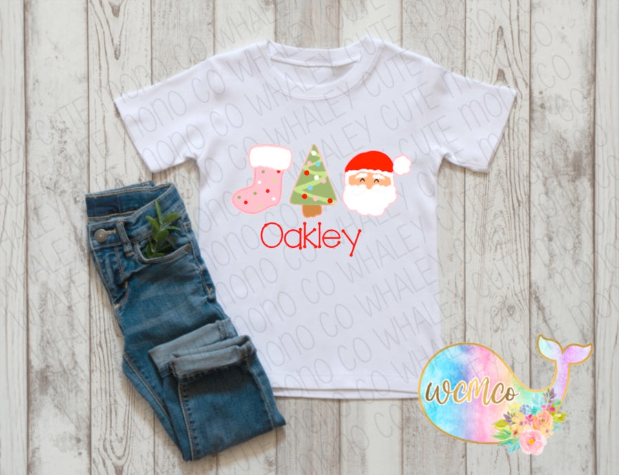 Girl Xmas Trio Baby Size