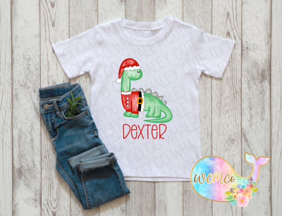 Boy Xmas Dino Baby Size