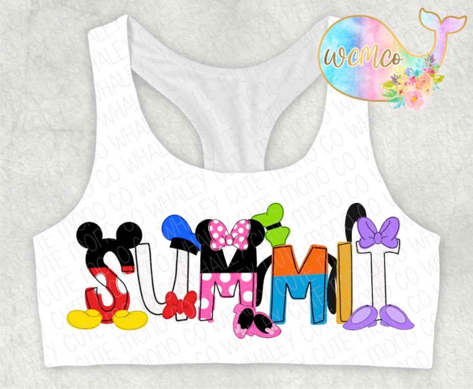 Clubhouse Crew Word/Name Sports Bra